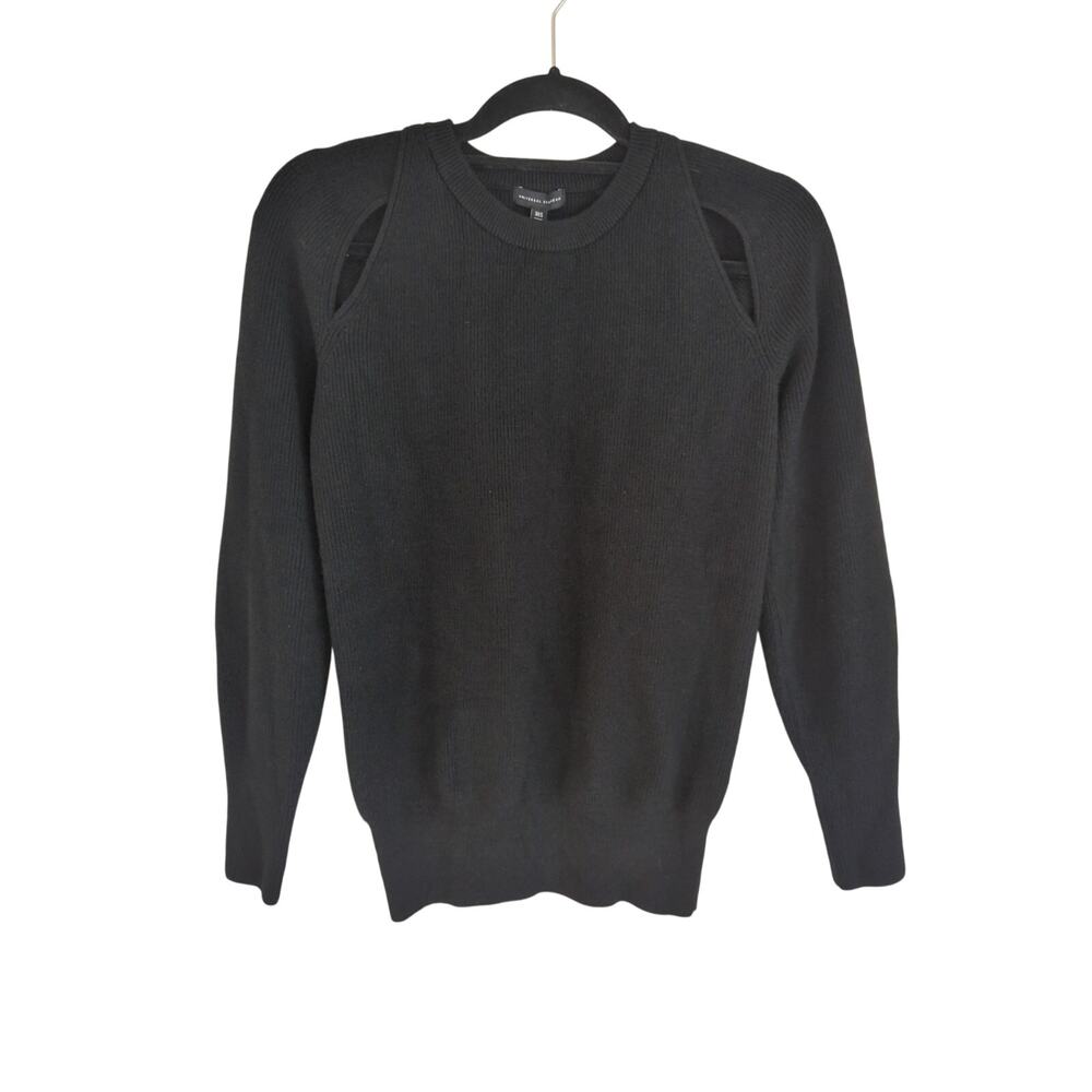 Universal Standard Black Keyhole Sweater - Size 3XS
